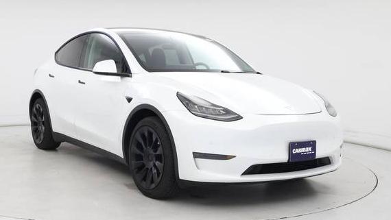 TESLA MODEL Y 2021 5YJYGDEE1MF080765 image